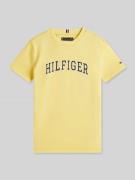 Tommy Hilfiger Kids Regular Fit T-Shirt aus reiner Baumwolle in GELB, ...