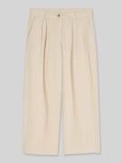 Tom Tailor Straight Leg Culotte aus Baumwoll-Leinen-Mix in Sand, Größe...