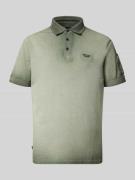 PME Legend Regular Fit Poloshirt mit Label-Stitching in Oliv Melange, ...