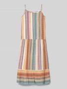 DANAMADE Kleid aus Viskose mit Spaghettiträgern in Weiss, Größe 140