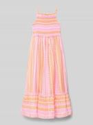 DANAMADE Kleid im Stufen-Look in Orange, Größe 140