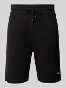 Alpha Industries Shorts mit Strukturmuster und Label-Detail in Black, ...