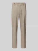 CG - Club of Gents Hose mit Label-Detail Modell 'Orlando' in Beige, Gr...