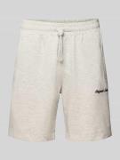 Jack & Jones Shorts mit Label-Stitching Modell 'KARL' in Hellgrau Mela...