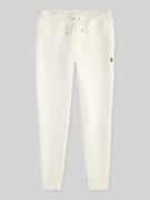 Polo Ralph Lauren Tapered Sweatshorts aus Baumwoll-Mix in Offwhite, Gr...