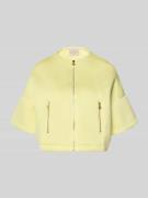 Rinascimento Jacke mit 1/2-Arm und Reißverschlusstaschen in GELB, Größ...
