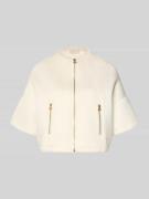 Rinascimento Jacke mit 1/2-Arm und Reißverschlusstaschen in Weiss, Grö...