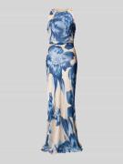 Rinascimento Abendkleid mit rückseitigem Schlüsselloch-Ausschnitt in B...