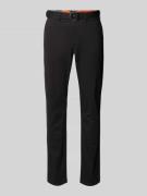 MCNEAL Slim Fit Stoffhose mit französischen Eingrifftaschen in Black, ...