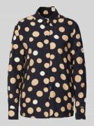 Seidensticker Hemdbluse mit Knopfleiste in Black, Größe 40