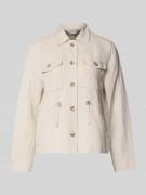 Tom Tailor Kurzblazer mit Taillengürtel aus Leinen-Mix in Sand, Größe ...