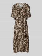 Soyaconcept Midikleid aus reiner Viskose Modell 'PIETA' in Beige, Größ...