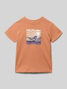 Blue Seven T-Shirt mit Motiv-Print in Kupfer, Größe 104