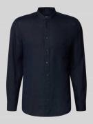 SEIDENSTICKER Slim Fit Leinenhemd mit Stehkragen Modell 'Mandarin' in ...
