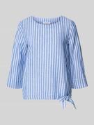 Christian Berg Woman Regular Fit Leinenbluse mit 3/4-Arm in Dunkelblau...