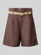 Christian Berg Woman Selection Shorts aus Leinen-Viskose-Mix mit Gürte...
