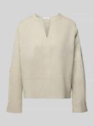 OPUS Regular Fit Bluse mit V-Ausschnitt Modell 'Feleen' in Hellgruen, ...