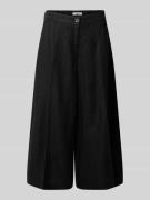 Brax Loose Fit Leinenhose mit elastischem Bund Modell 'MELLI' in Black...
