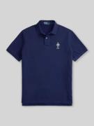 Polo Ralph Lauren Relaxed Fit Poloshirt mit Polo Bear Stitching in Rau...