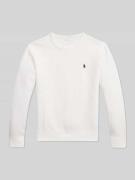 Polo Ralph Lauren Regular Fit Sweatshirts mit Logo-Stitching in Weiss,...