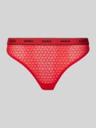 HUGO String mit Herz-Muster Modell 'VALENTINE THONG' in Rot, Größe L