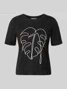 Christian Berg Woman Selection T-Shirt mit Motiv-Stitching in Black, G...