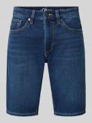 s.Oliver RED LABEL Regular Fit Jeansshorts aus Baumwoll-Mix in Marine,...
