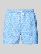 Tommy Hilfiger Regular Fit Badehose mit Logo-Stitching in Bleu, Größe ...