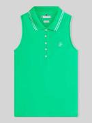 Tommy Hilfiger Slim Fit Poloshirt aus Baumwoll-Mix in Gruen, Größe L