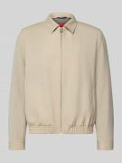 HUGO Regular Fit Blouson aus Schurwoll-Mix Modell 'HELLYS251X' in Sand...