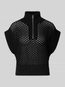 VARLEY Pullunder mit Reißverschluss Modell 'gaines' in Black, Größe L