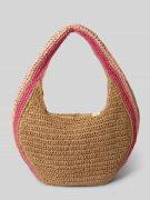 Barts Handtasche mit Label-Detail Modell 'Saunteer' in Hellbraun, Größ...