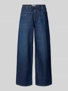 REVIEW Loose Fit Jeans mit weitem Bein in Dunkelblau, Größe L