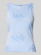 Vero Moda Regular Fit Top mit Baumwoll-Anteil Modell 'VIVIAN' in Hellb...