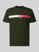 Tommy Jeans Regular Fit T-Shirt aus reiner Baumwolle in Gruen, Größe L