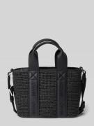 HUGO Henkeltasche aus Papier Modell 'BECKY ST_MINI TOTE' in Black, Grö...