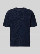 BOSS Orange Regular Fit T-Shirt aus Baumwoll-Mix Modell 'TE_FLOWER' in...