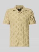 Fynch-Hatton Slim Fit Poloshirt mit Strukturmuster in Hellgruen, Größe...