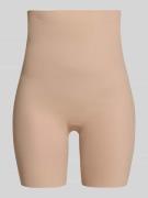 MAGIC Bodyfashion Slim Fit Bermuda im High-Waist-Design in Beige, Größ...