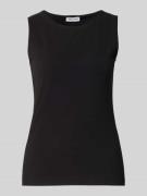 More & More Top mit Rundhalsausschnitt in Black, Größe 34