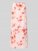 mbyM Maxirock aus Viskose Modell 'Zephyra' in Hellrosa, Größe L