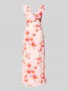 mbyM Maxikleid aus Viskose mit Volants Modell 'Callindra' in Hellrosa,...