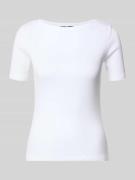 Someday Slim Fit T-Shirt mit Strukturmuster Modell 'Klenja' in Weiss, ...