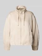 OPUS Jacke aus Lyocell-Baumwoll-Mix Modell 'Jarusa' in Beige, Größe 34