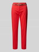 Christian Berg Woman Slim Fit Hose in verkürzter Passform mit Gürtel i...