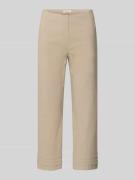 STEHMANN Caprihose aus Viskose-Mix Modell 'Ina' in Taupe, Größe 38
