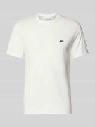 Lacoste Regular Fit T-Shirt aus reiner Baumwolle in Offwhite, Größe L