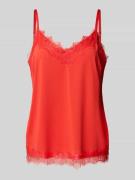 FREE/QUENT Trägertop mit Zierbesatz Modell 'BICCO' in Hellrot, Größe X...