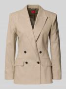 HUGO Regular Fit Longblazer aus Baumwoll-Mix Modell 'AZENIA' in Sand, ...