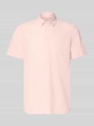 Blend Regular Fit Freizeithemd mit Kentkragen Modell 'ABAN' in Rosa, G...